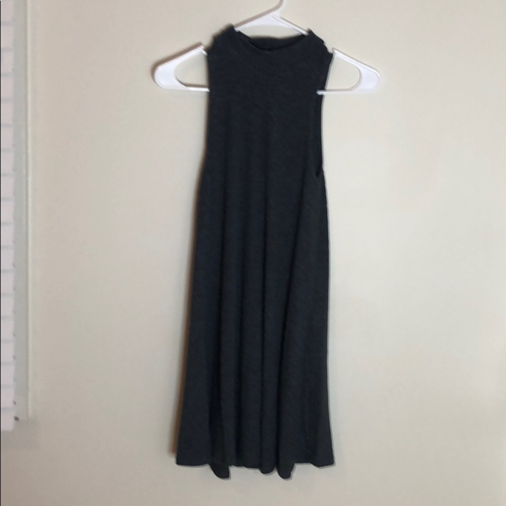 Gray mini dress